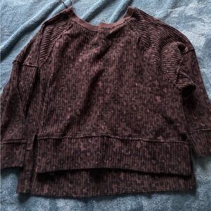 Women’s oversized off the shoulder sweater